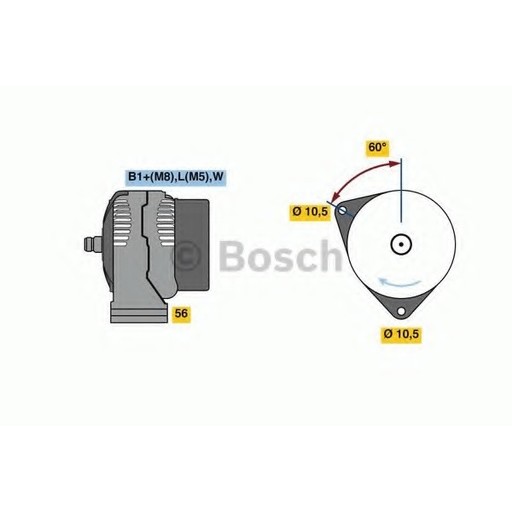 Генератор BOSCH 0124525147(0)