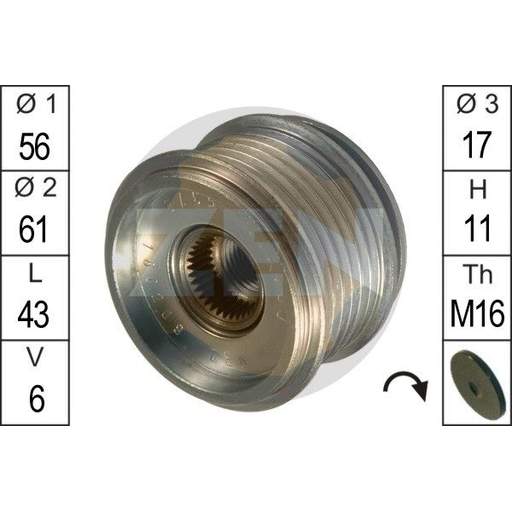Шкив ZEN ZN5378(0)
