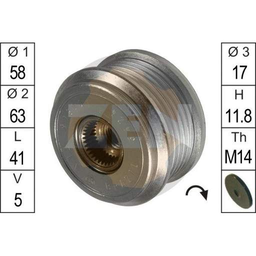 Шкив ZEN ZN5424(0)