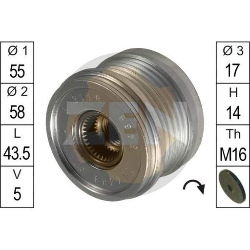 Шкив ZEN ZN5468(0)