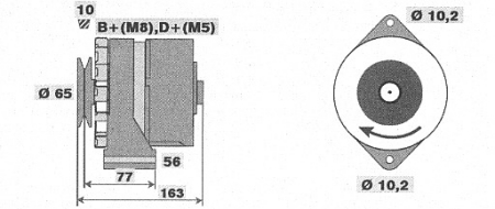 Генератор BOSCH 0120469802(5)