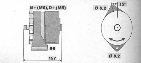 Генератор BOSCH 0120488192(5)