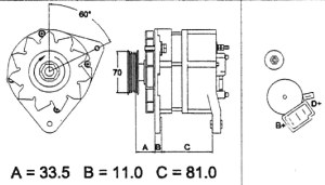 Генератор VALEO 436699(5)