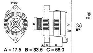 Генератор VALEO 437212(5)