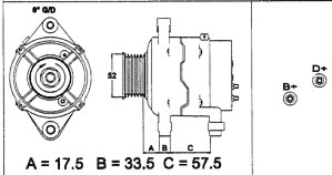Генератор VALEO 437213(5)