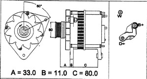 Генератор VALEO 437382(5)