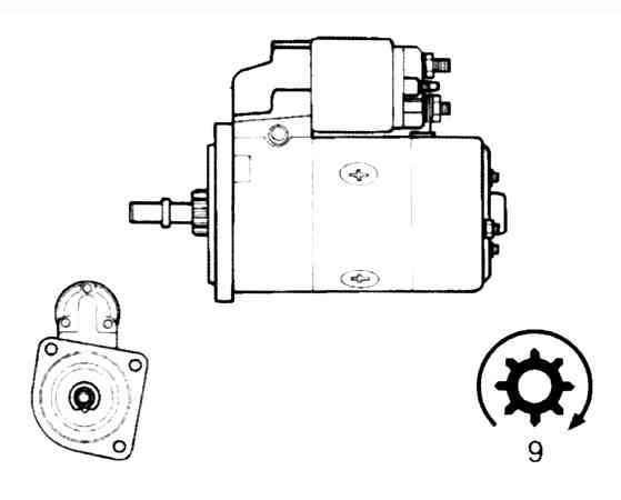 Стартер BOSCH 0001211503(5)