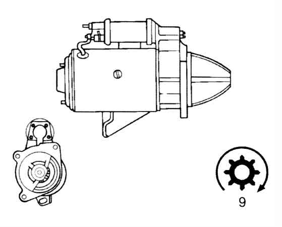 Стартер BOSCH 9000331414(5)