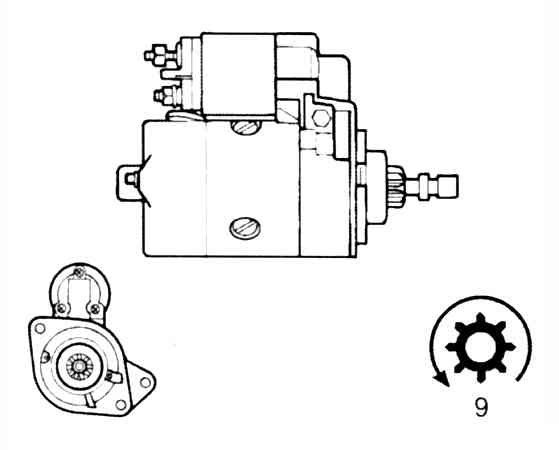 Стартер VALEO D9E140(5)