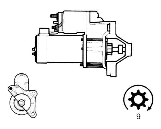 Стартер VALEO 433311(5)