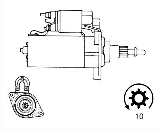 Стартер VALEO 436050(5)